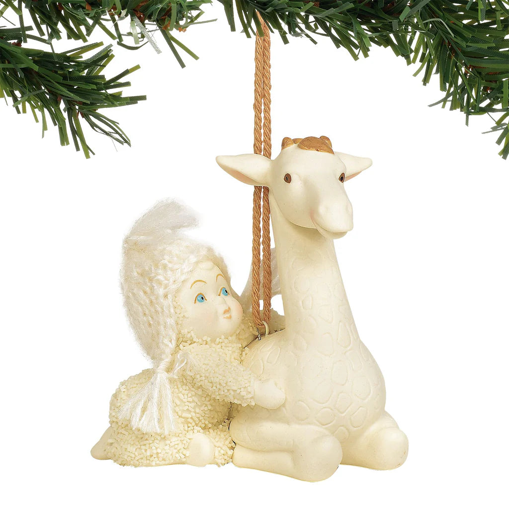 Peaceful Kingdom Giraffe Ornament, 6003542, Snowbabies