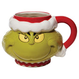 Santa Grinch Sculpted Mug, 6009059, Grinch