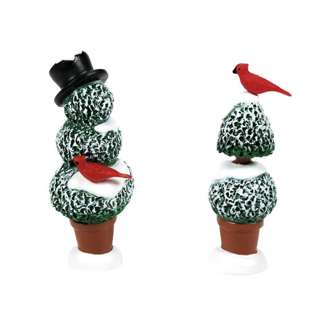 Cardinal Topiaries S/2, 6013636, Village Accessory