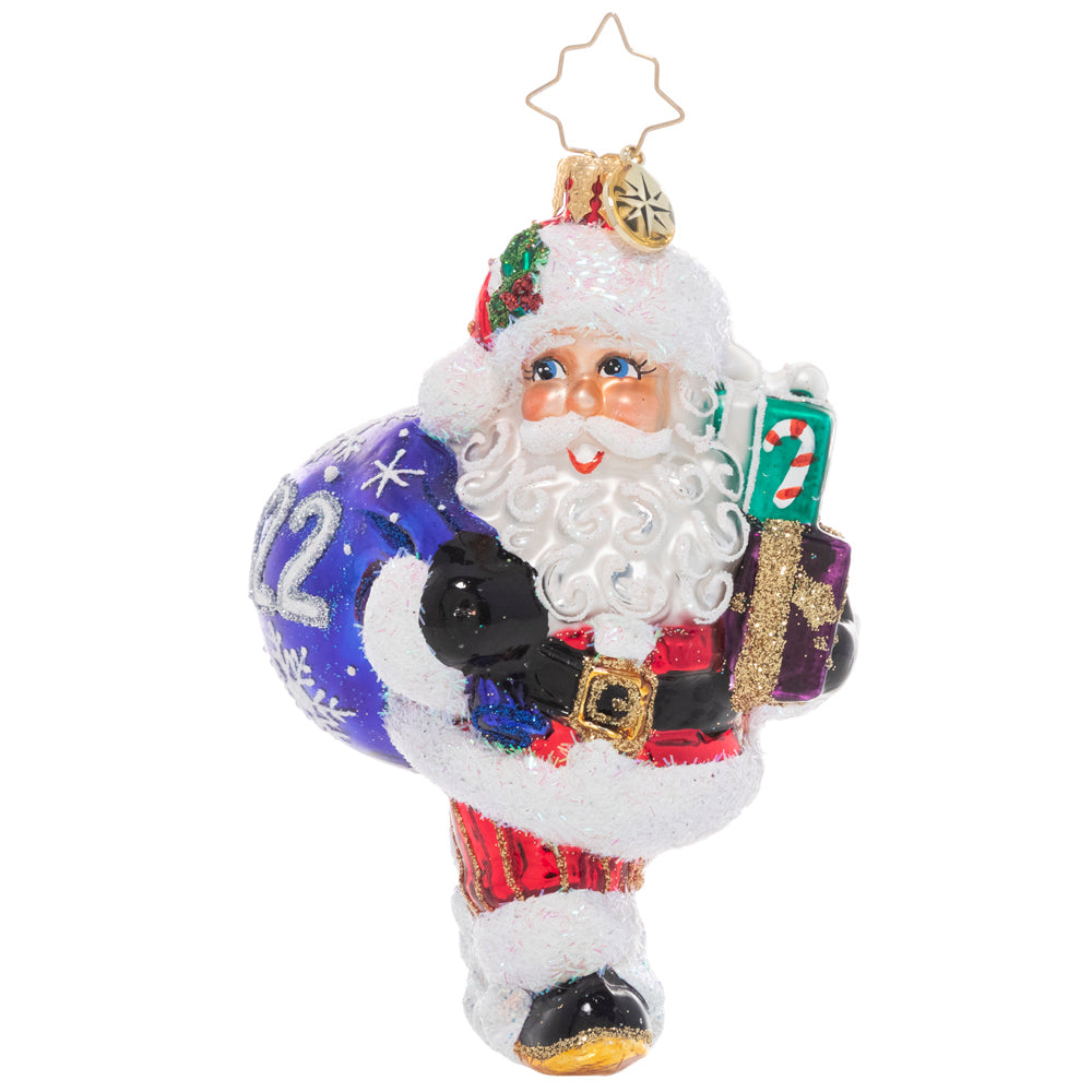 Dated Cheery Santa, 1021148, Radko 