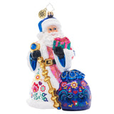 CR, Floral Folk Santa, 1021441, Radko