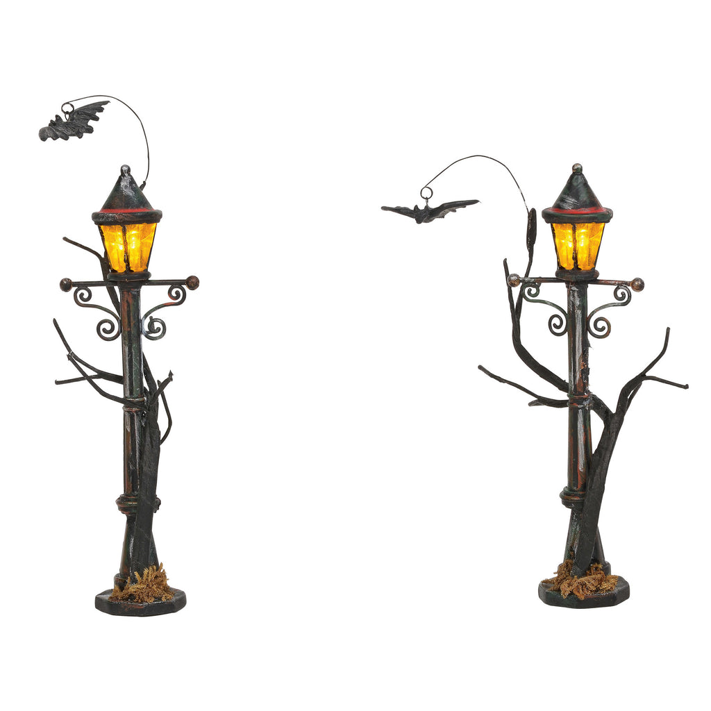 HV, Haunted Street Lights. 6003302, Halloween Village