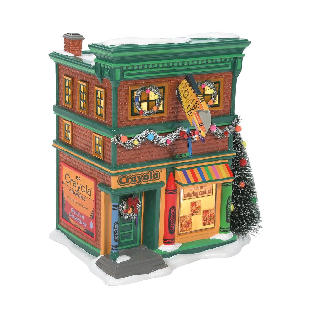 SV, Crayola Crayon Store, 6009706, Snow Village