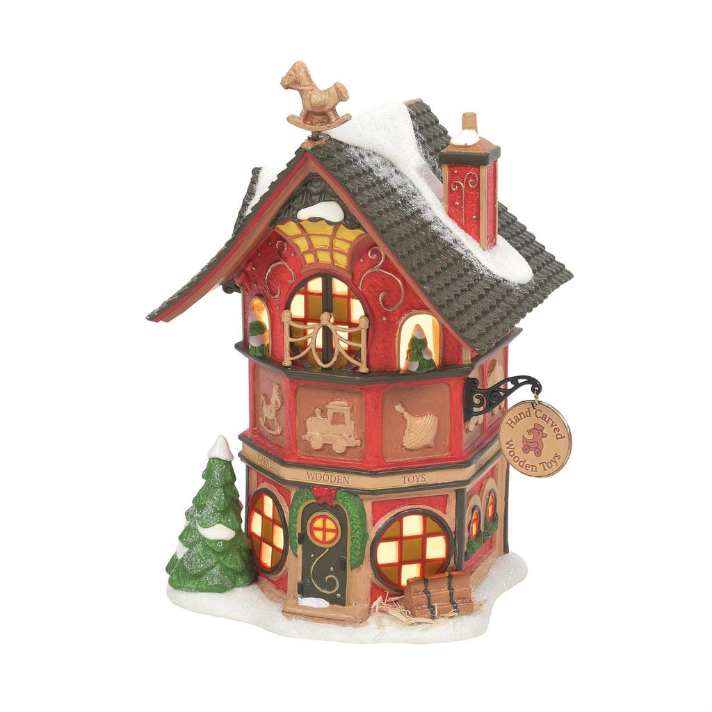 NPV, North Poles Finest Wooden Toys, 6009828, North Pole Village